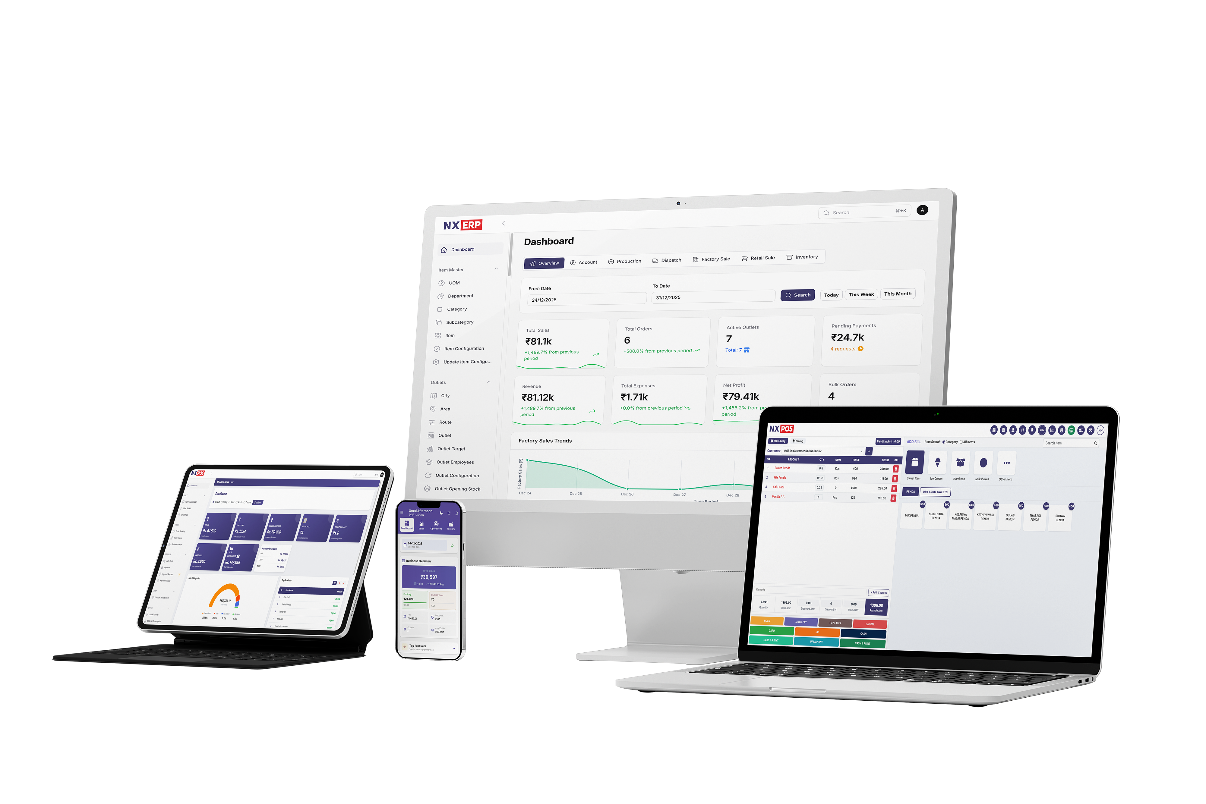 NX ERP Dashboard